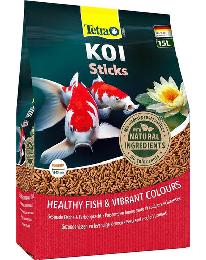 Pond KOI Sticks 15 L Pokarm dla karpii KOI w oczku wodnym