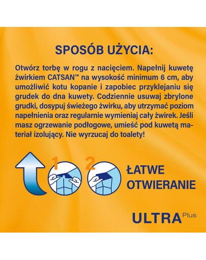 Ultra Plus 15l zbrylający żwirek dla kota