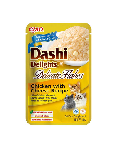 Cat Dashi Delights Delicate Flakes Kurczak i ser 40g