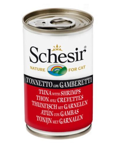 Tuńczyk z krewetkami karma uzupełniająca dla kota 140 g