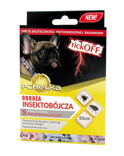 TickOff Obroża insektobójcza dla psa 55 cm