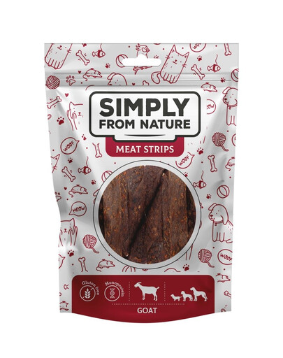 Meat Strips Mięsne paski z kozy dla psów 80 g