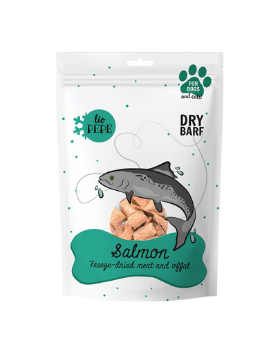 PEPE Freeze-dried liofilizowane mięso filet z łososia XL 180g