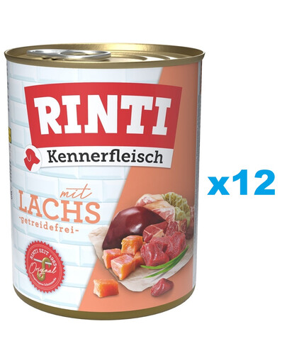 RINTI Kennerfleisch Salmon łosoś 12x800 g
