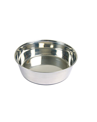 Miska metalowa z gumową podstawą 0.5 l/14cm
