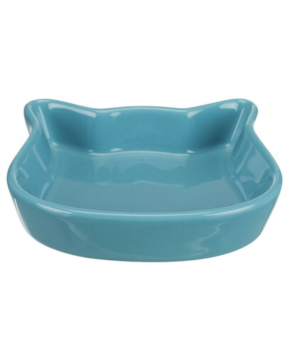 Miska ceramiczna w kształcie głowy kota, 0.25 l/12 cm