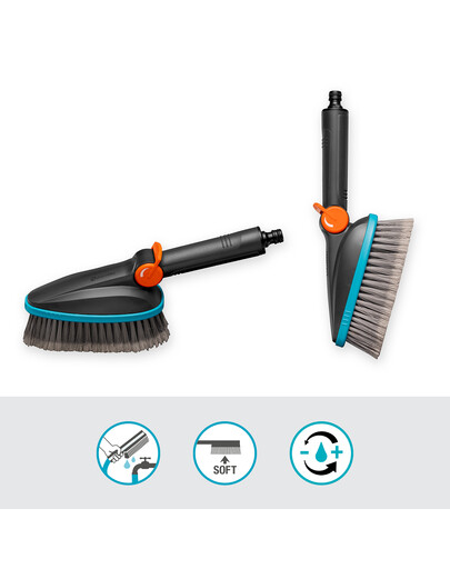 GARDENA Cleansystem szczotka ręczna miękka M