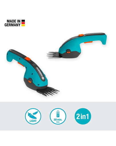 GARDENA Akumulatorowe nożyce do przycinania brzegów trawnika ClassicCut Li