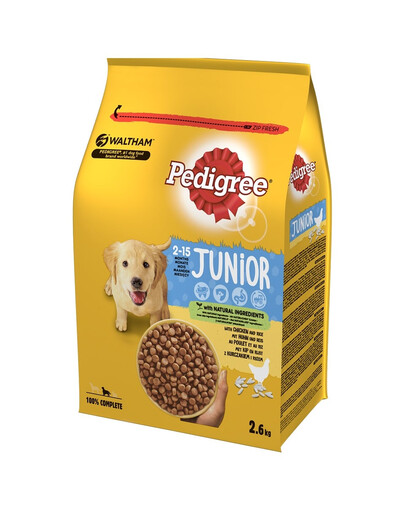 Junior 3x2,6 kg z kurczakiem i ryżem sucha karma dla szczeniąt