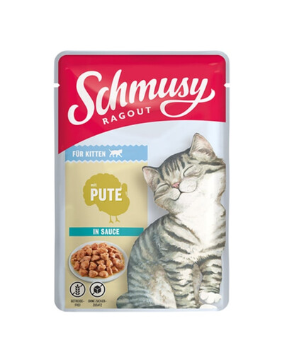 RAGOUT z indykiem w sosie dla kociąt 100 g