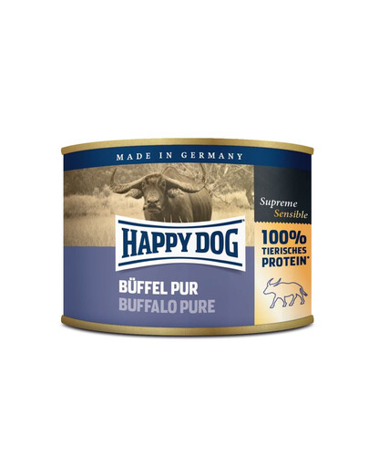 Puszka dla psa - bawół (buffel pur) 200g