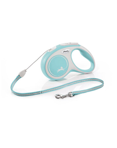 New Comfort S Cord 5 m light blue smycz automatyczna