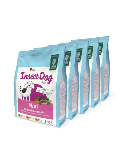 GREEN PETFOOD InsectDog Mini 5x900g karma z insektami dla psów ras małych
