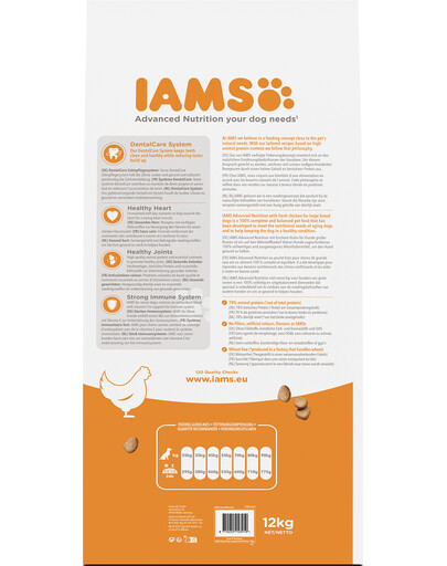 IAMS For Vitality Senior Large Breed Chicken 12 kg
