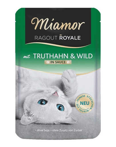 MIAMOR RAGOUT ROYALE Indyk i dziczyzna w sosie 24x100 g