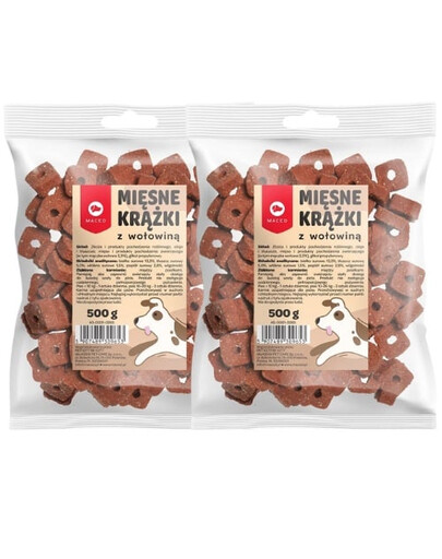 MACED Mięsne krążki z wołowiną 2x500 g