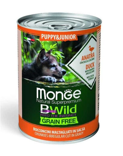BWild grain free Puppy kaczka 400 g