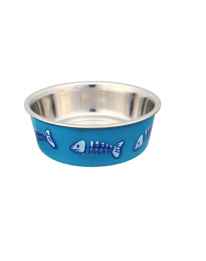 Miska metalowa z plastikową powłoką 0.3 l / 12 cm