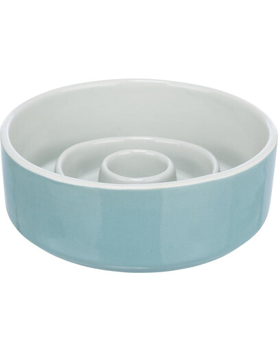 Slow Feeding Miska ceramiczna szaro/niebieska 0.45 l