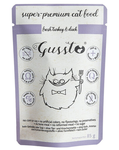 Cat Fresh Turkey & Duck mokra karma dla kotów indyk i kaczka 85 g