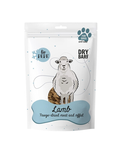 PEPE Freeze-dried liofilizowane mięso jagnięce płuco 30g