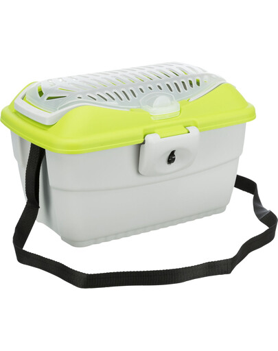 TRIXIE Transporter Mini-capri 40x22x30 cm jasnoszary/zielony