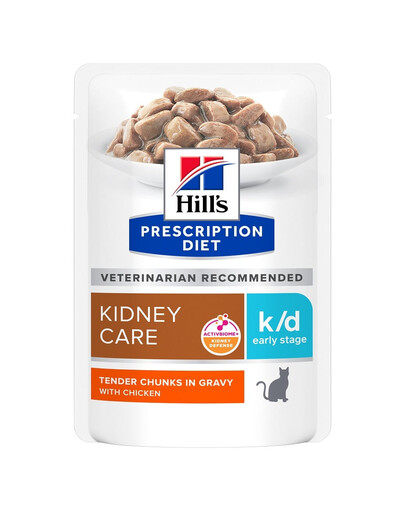 Prescription Diet Feline k/d Kidney Care Early Stage z kurczakiem 48x85 g