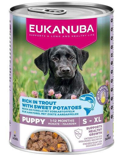 Life Care Puppy Rich in Trout 400 g pasztet dla szczeniąt bogaty w pstrąga i bataty