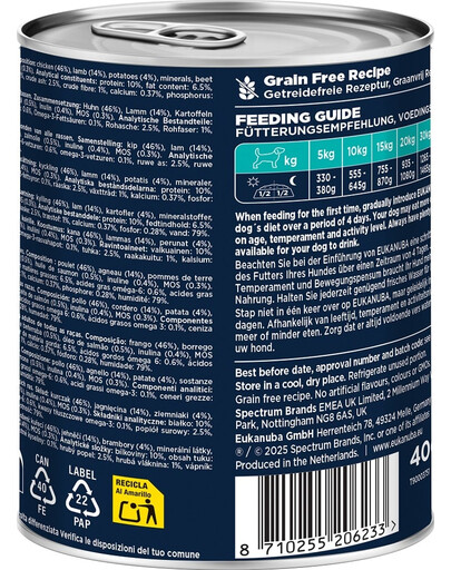 Life Care Adult Rich in Lamb 400 g pasztet dla psów bogaty w jagnięcinę i ziemniaki