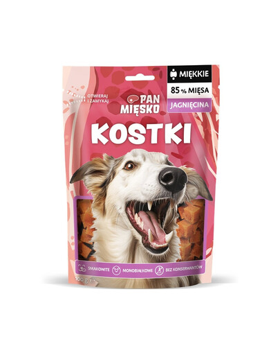 PAN MIĘSKO Lammwürfel Hundesnack 100 g