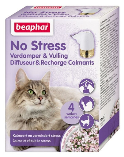 BEAPHAR No Stress Diffusor + Nachfüllung für Katzen 30 ml Verhaltensaromatisierer