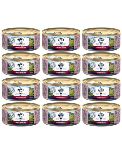 ZIWIPEAK Cat Venison Dziczyzna 12 x 85 g