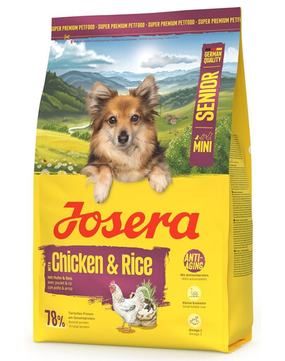 Mini Senior Chicken and Rice 3kg bezglutenowa karma dla starszych psów małych ras