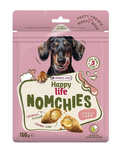 VERSELE-LAGA Happy Life Snack Nomchies Lamb Snack zur Unterstützung der Verdauung 150g
