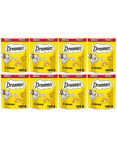 DREAMIES Snacks Katzensnacks mit Käse 8x180 g