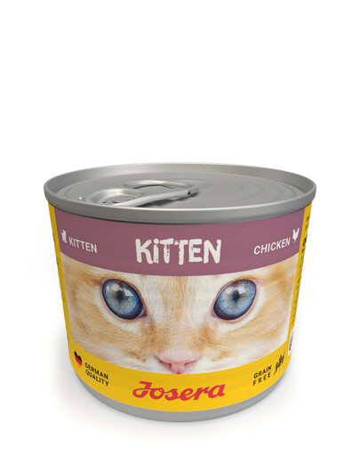 JOSERA Kitten Nassfutter mit Huhn für Kätzchen 6 x 200g