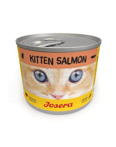 JOSERA Nassfutter mit Lachs für Kätzchen 6 x 200g