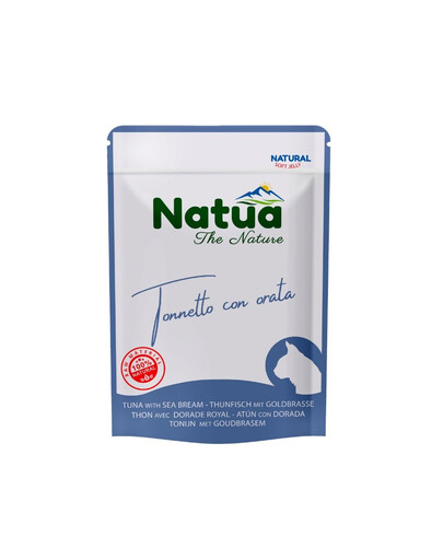 NATUA Nassfutter mit Thunfisch und Dorade in Gelee für Katzen 70 g