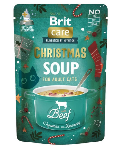 BRIT Care Cat Christmas Soup Beef Suppe mit Rindfleisch und Gemüse für Katzen 75g