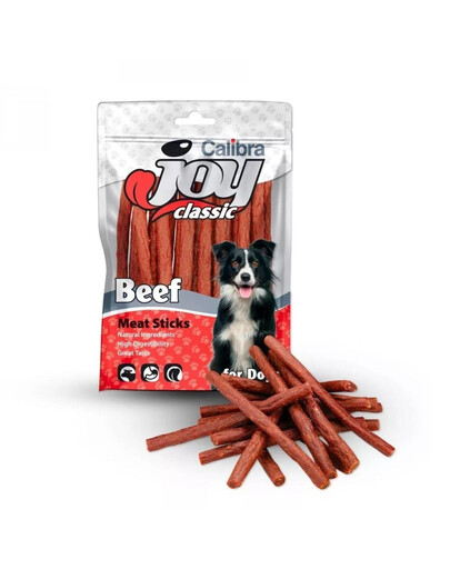 CALIBRA Joy Classic Beef Sticks Rindersticks Snacks für Hunde 80g