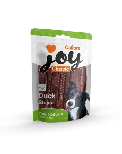 CALIBRA Joy Classic Duck Strips Entenstreifen Snacks für Hunde 80g