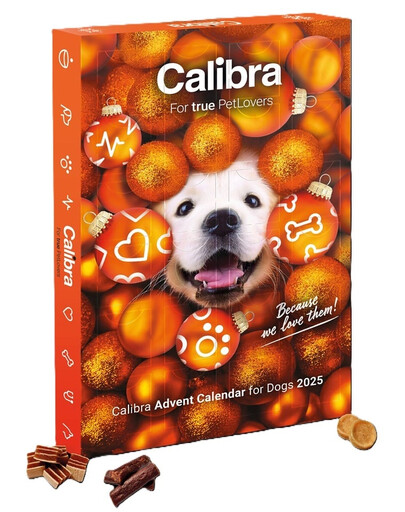 CALIBRA Adventskalender mit Fleischsnacks für Hunde