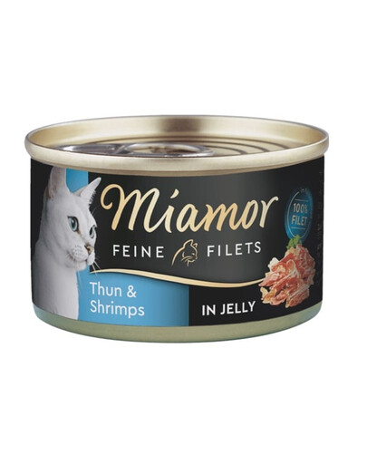 Feline Filets tuńczyk i krewetki w sosie własnym 100 g