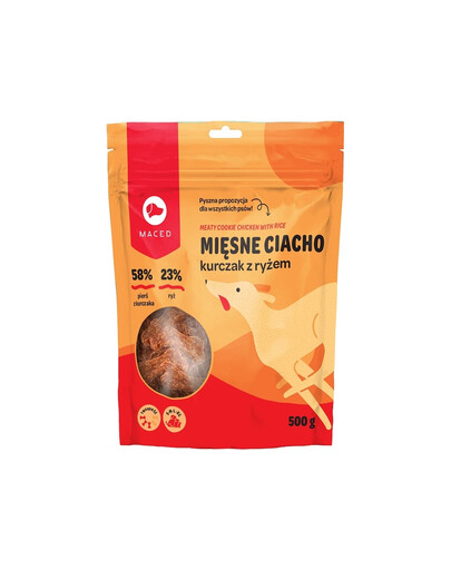 kostki z Kurczakiem i ryżem dla psa 500g