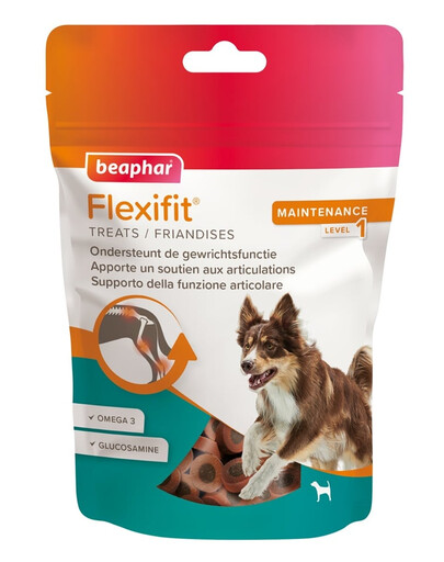 BEAPHAR Flexifit Treats Dog Leckerlis für die Gelenke von Hunden 150g