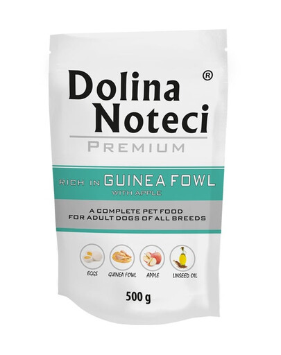 DOLINA NOTECI Premium reich an Perlhuhn mit Apfel 500 g
