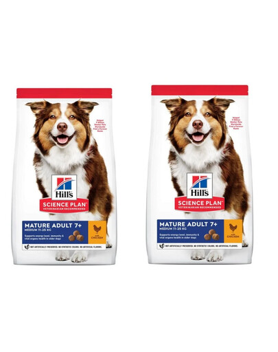HILL'S Science Plan Canine Mature Adult Chicken New für ältere Hunde 28 kg (2x14 kg)
