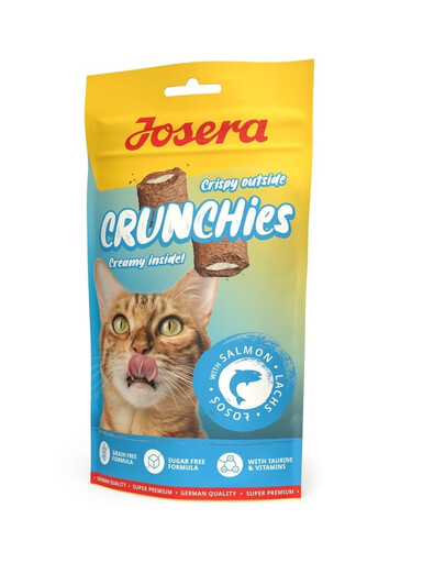 JOSERA Crunchies with Salmon 24x60 g chrupiące przysmaki z łososiem dla kotów