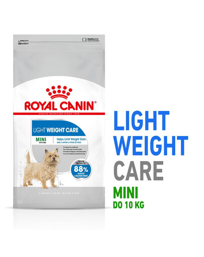 ROYAL CANIN CCN Mini Light Weight Care karma sucha dla psów dorosłych, ras małych z tendencją do nadwagi 4x1 kg
