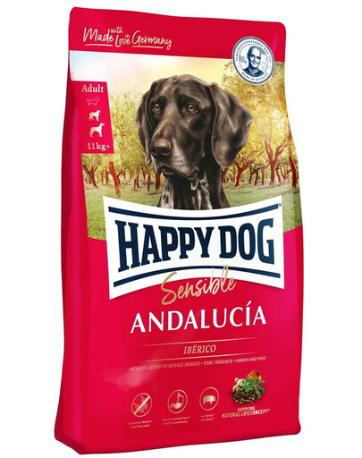 HAPPY DOG Supreme Andalucia Wieprzowina 4 kg sucha karma dla psów